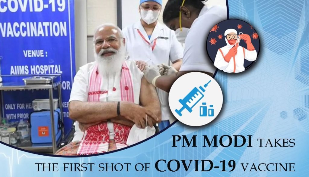 PM Modi Takes the First Shot of COVID-19 Vaccine